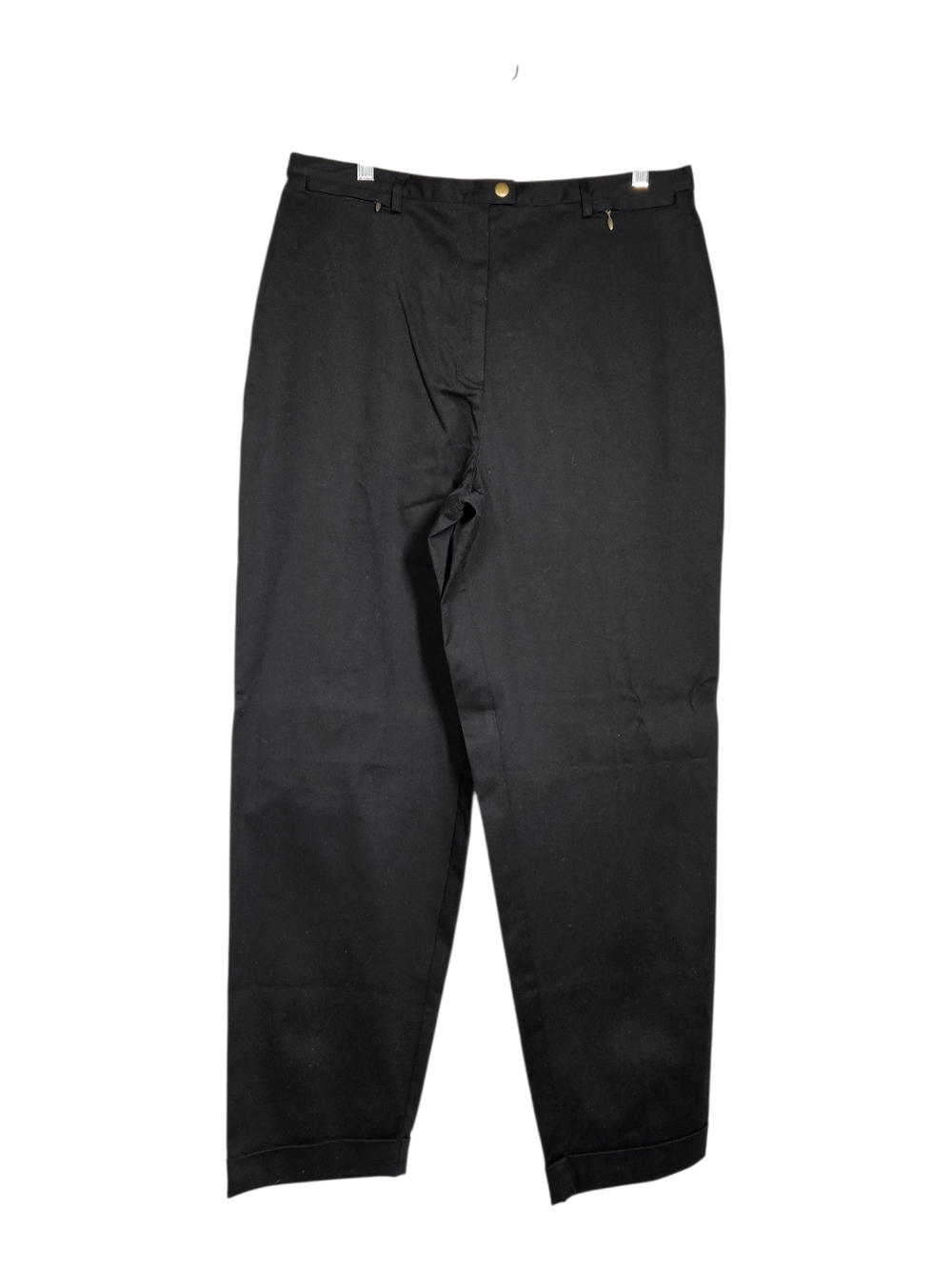 Classic Black Straight-Leg Pants Talbots Black Pants Womens 16 NWT Vtg Casual